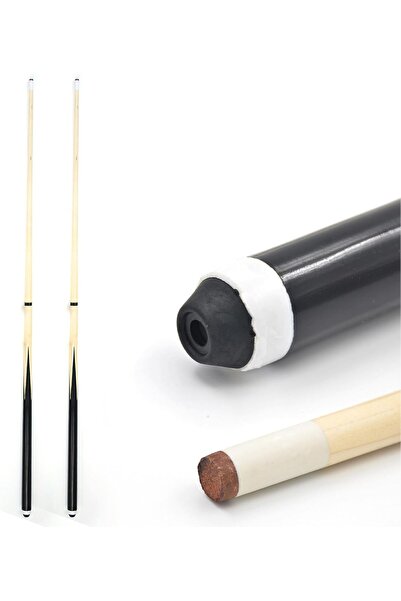 Generic Pool Cue Stick 2-Piece Billiard Cue with 13mm Tip, Lightweight Durabl...