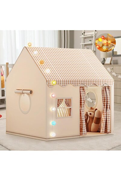 Generic Large Kids Tent Playhouse Indoor Outdoor with LED Lights Kids Toddler...