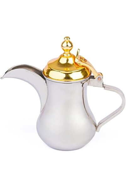 GENERAL Ramaa Stainless Steel Coffee Pot, 750ml Capacity, Silver/Gold Color