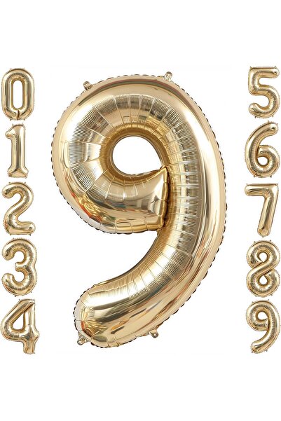 Generic Gold Number Balloon 40 Inch, 0-9 Number Balloons, 10 20 30 40 50 Numb...