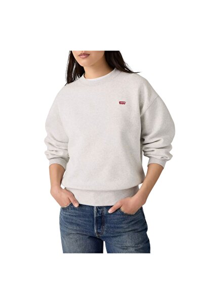 Levis LEVI'S EVERYDAY W CREW ΦΟΥΤΕΡ ΠΑΓΩΜΕΝΟ ΓΚΡΙ ΜΕΛΑΝΖΕ Μ