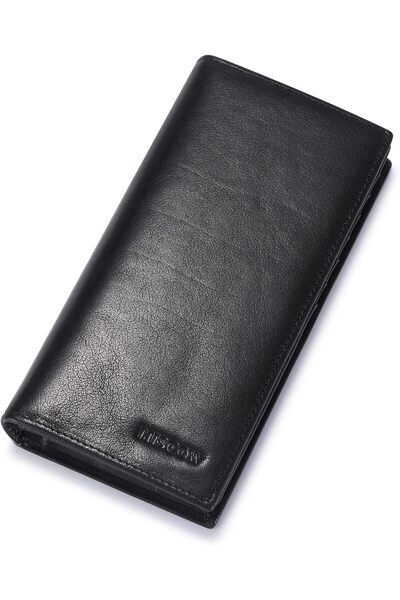 Generic Bifold Long Wallet with 15 Slots - Italian Calfskin