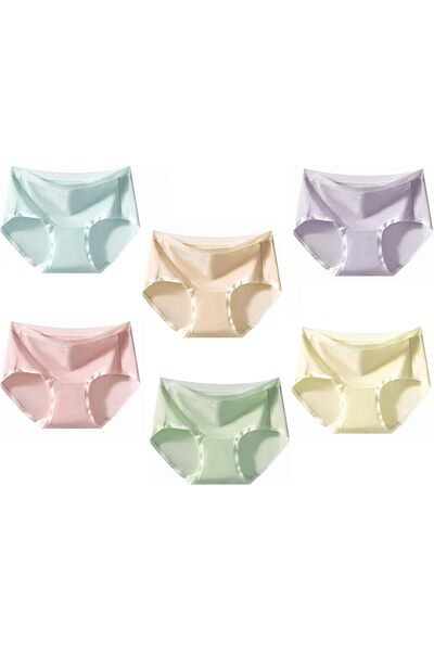 Generic 6 Pack Women's Underwear with 10A Mulberry Silk Antibacterial Lining ...