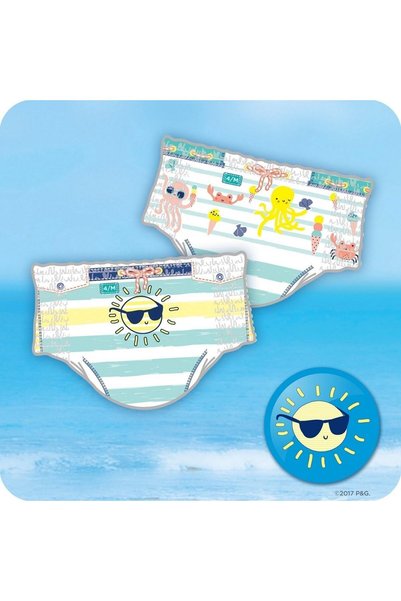 Pampers Splashers Size 5-6 Disposable Swim Pants, 10 x