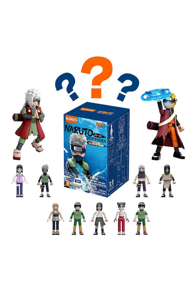 BLOKEES | Naruto GV02 Figür Yapım Seti | 1 Adet Sürpriz Paket | Odaklanma ve ...