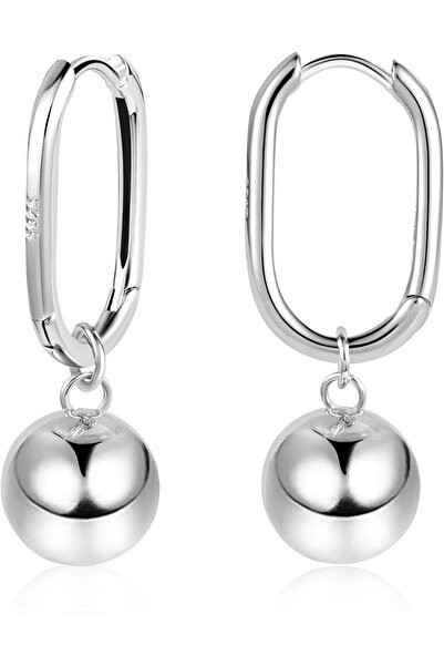 Generic Silver & 14K Gold Plated Ball Leverback Dangle Earrings for Women