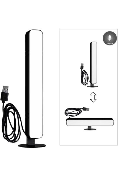 Generic مصباح طاولة يعمل بالتحكم الصوتي عبر USB بدون واي فاي، مصباح مكتب يعمل...