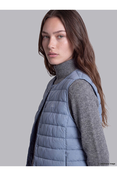 LC Waikiki Rmz Gi̇yi̇m Farkiyla Zero Roba Collar Women's Puffer Vest