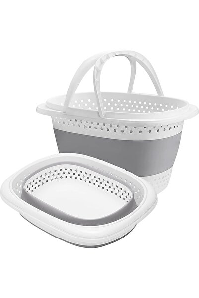 Generic 30L Plastic Collapsible Laundry Basket，Foldable Portable Laundry Hamp...