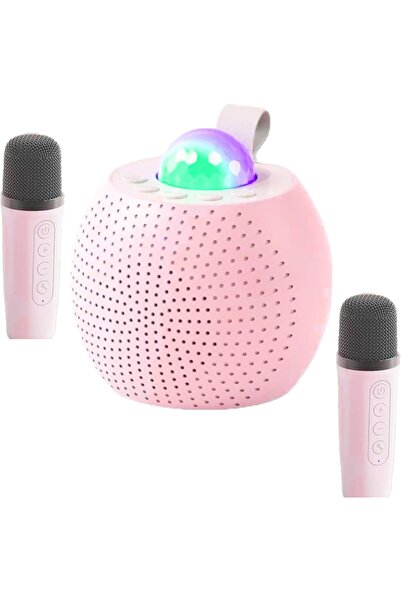 Generic جهاز كاراوكي PylcoSmart مع إضاءة LED للبالغين والأطفال، مكبر صوت كارا...