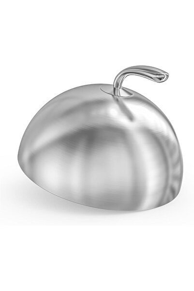 Generic غطاء تذويب الجبن، غطاء تبخير دائري بمقبض، ملحقات شواية من الفولاذ الم...