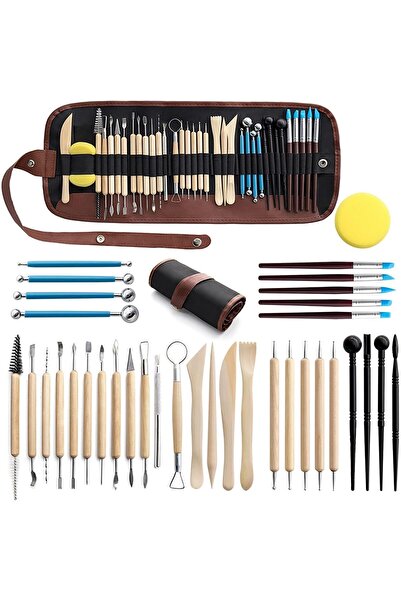 Generic 36 Pcs Pottery Clay Sculpting Tools Polymer Clay Tools, Wood Carving ...
