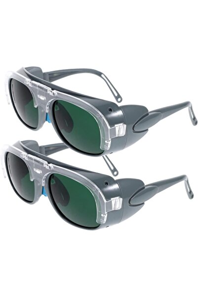 Generic 2pcs Welding Glasses Safety Goggles Over Glasses Anti-Glare UV Protec...