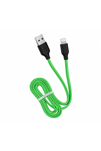 Taimi كابل شحن USB إلى Lightning للآيفون - مضفر - أخضر