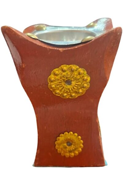 Generic مبخرة خشبية للعود والبخور (بني، متوسط الحجم)
