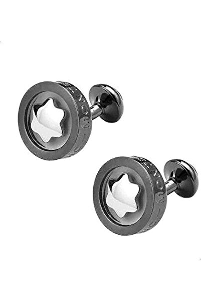 GENERAL Round buttons for men's shirts in black, stainless steel