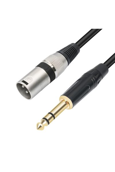 Generic Professional 1/4" TRS Male to XLR Male Balanced Audio Cable, ideal fo...