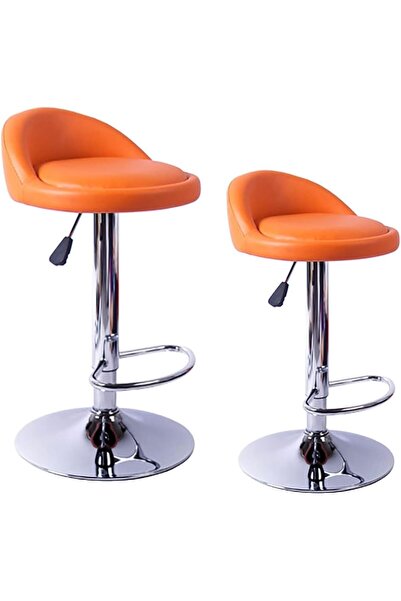 Generic Swivel Bar Stool，Modern PU Leather Adjustable Barstools with Back，Isl...