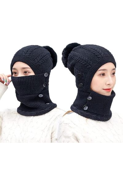 MAKINGTEC Slouchy Beanie for Men/Women Knit Hat, Baggy Cap Winter Knit Hat Fl...