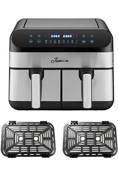 Generic Air Fryer, Airfryer, Dual Zone Air Fryer Stainless Steel|9 Liter,8 Pr...