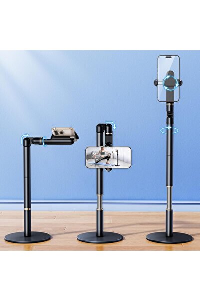 Generic Angle & Height Adjustable Phone Stand for Desk, Retractable Universal...