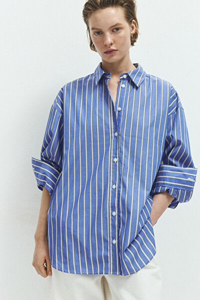 H&M Oversize Poplin Gömlek