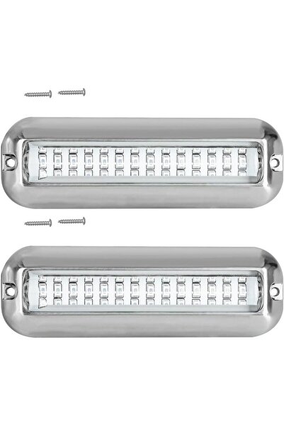 Generic أضواء LED بحرية متوسطة الحجم بـ 42 مصباح LED و1500 لومن للقوارب تحت ا...