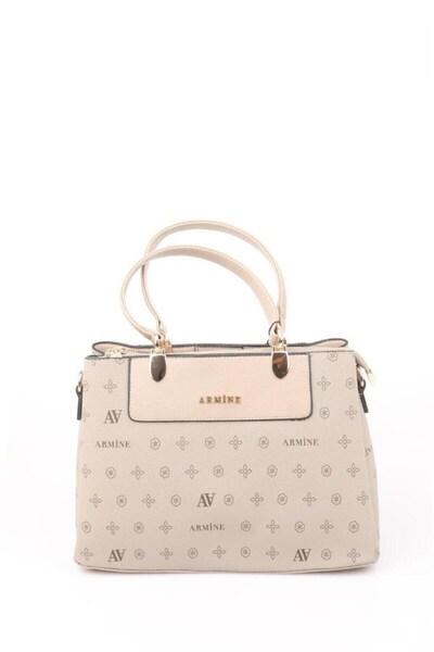 Armine 206 Mink Printed Shoulder Strap Bag