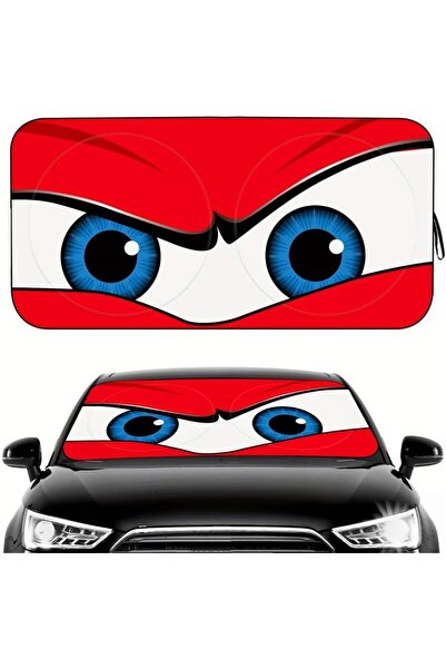 Generic Car Windshield Sun Shade, Foldable Funny Vehicle Front Window Shield ...