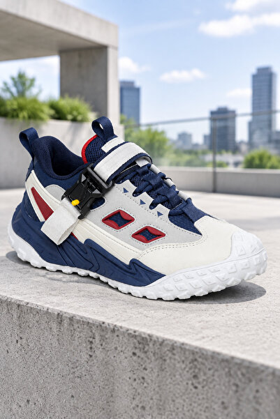 ByCukurovaFrango Pp-8774 2339 Filet Boy's Navy Blue Daily Sports Shoes