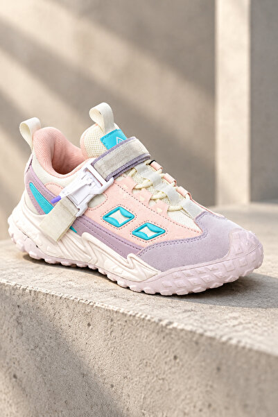 ByCukurovaFrango Pp-8774 2339 Filet Girls' Lilac Casual Sports Shoes