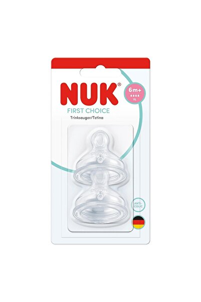 Nuk First Choice Silikon Biberon Emziği 6ay+ XL