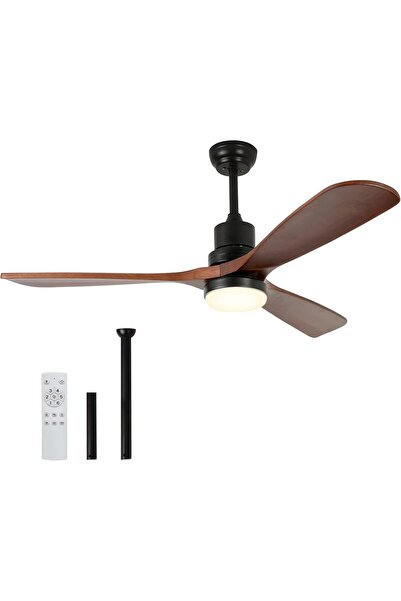 Generic 52" Ceiling Fan with Light Remote Control, Modern Smart Outdoor Ceili...