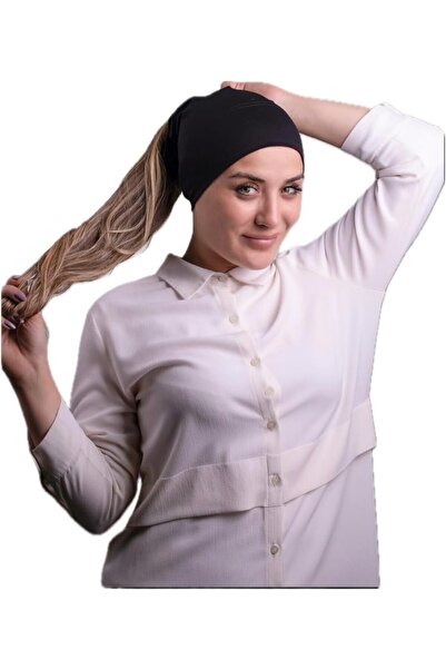 Generic Malaak, women stretchable cotton oppened under hijab cap, pipe bonnet...