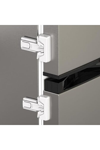 X SPRING Fridge Door Lock, 2 Pack Strong Adhesive Freezer Latch, No Drill Fre...