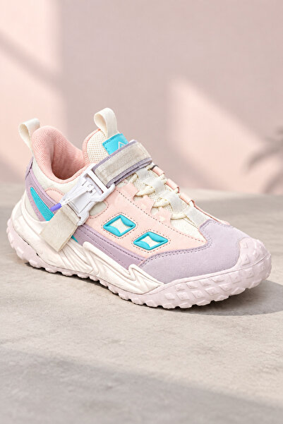 ByCukurovaFrango Pp-2481 2339 Filet Girls' Lilac Casual Sports Shoes