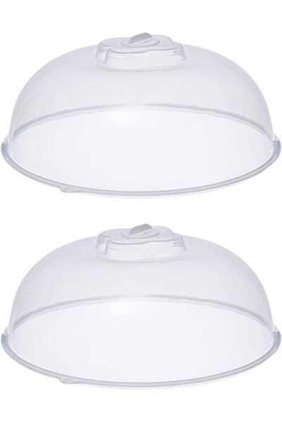 Generic Food Cover, 2pcs Dome Microwave Plate Cover Lid Protector Guards Fly ...