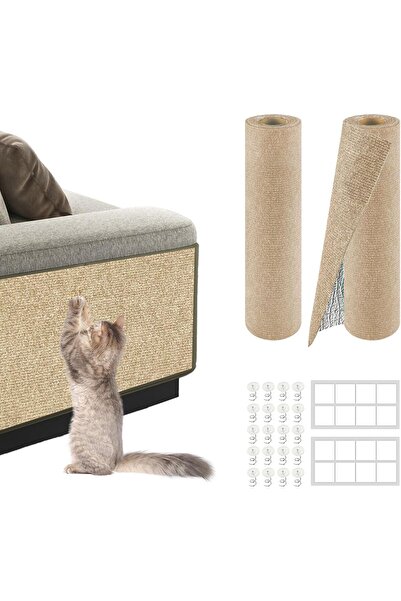Generic واقي أثاث من خدوش القطط، واقي أريكة قابل للقص من مخالب القطط، مانع خد...