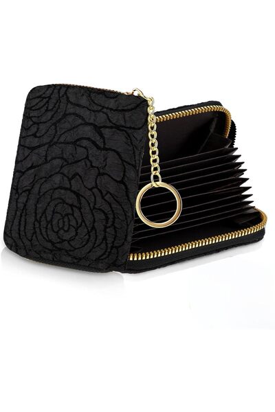 Generic Portable RFID Wallets for Women, Slim Small Holder Purse Wallet, Eleg...