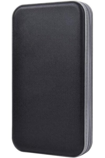 Generic Disc Case, 80pcs Capacity Hard Plastic CD/DVD Holder, Protective Stor...