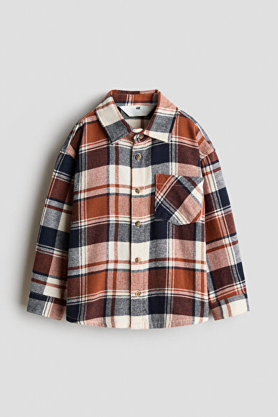 H&M Pamuklu Flanel Gömlek