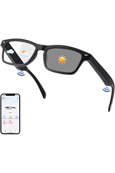 Generic AI Translation Smart Glasses with Bluetooth, 160+ Languages, Color-Ch...