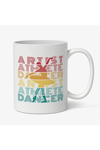 INOVATIX Personalized white mug, Dancing Ballerina, Contemporary Ballet, Spor...