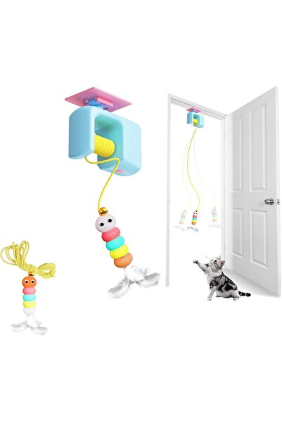 Generic hanging interactive cat toy