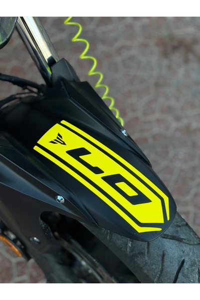 Banxtre Yamaha MT-07 için Ön Çamurluk için Sticker Etiket (1 Adet)