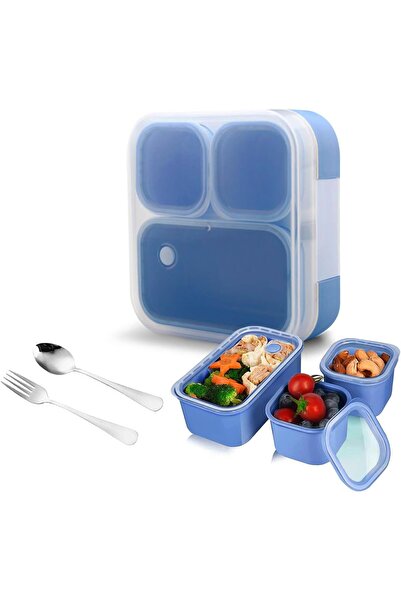 Generic HI-FINE Bento Box, Food-Safe Materials BPA-free Lunch Box with Tablew...