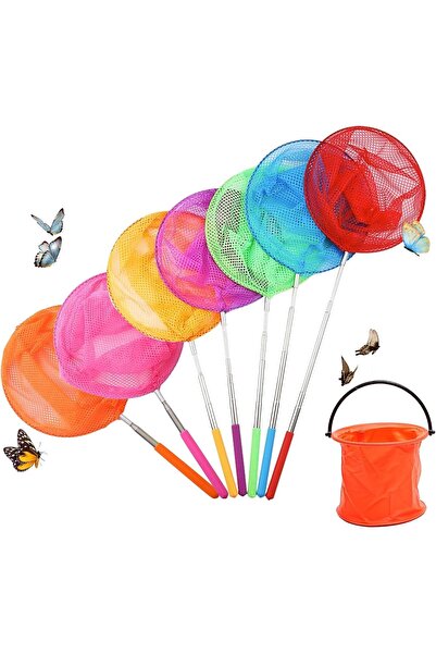 Generic Telescopic Butterfly Nets, Extendable Fishing Net, Insect Net, Pack o...
