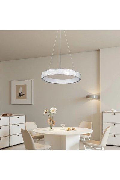 Generic Brand ثريا مودرن أبيض LED 30 واط 40 سم HA/E7189/400WH+3CO