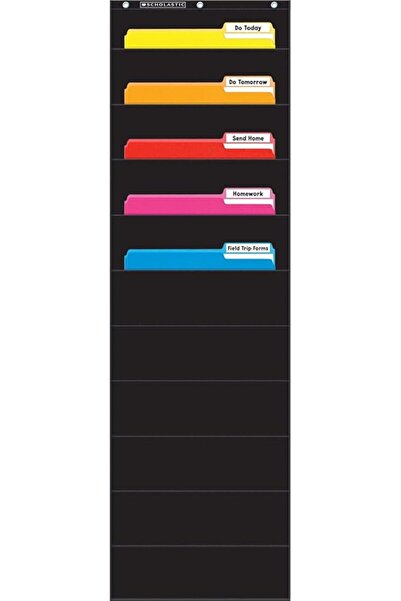 Scholastic File Organizer (Black) Pocket Chart
