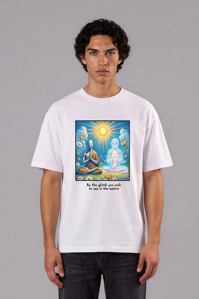 VSRN Μπλουζάκι Be The Glitch Design με προεκτυπωμένο σχέδιο στο μπροστινό μέρ...